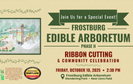 Frostburg Edible Arboretum Ribbon Cutting Flyer