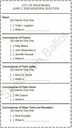 2026 Specimen Ballot