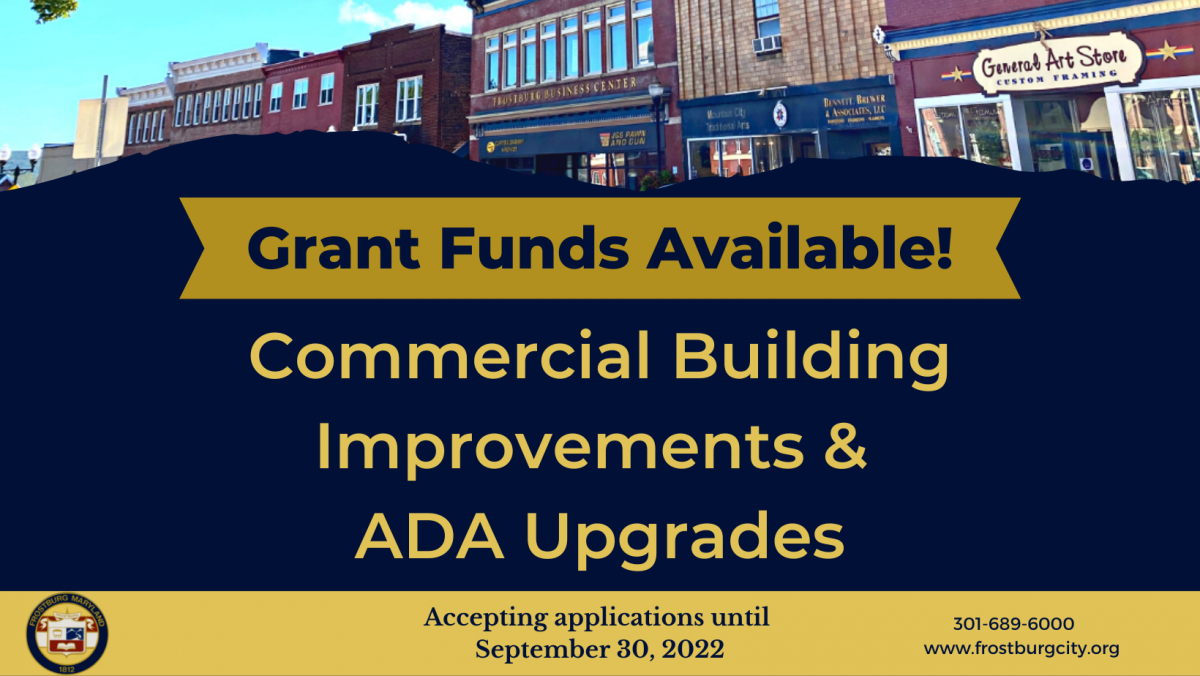 Grant funds available for commercial building improvements and ADA upgrades