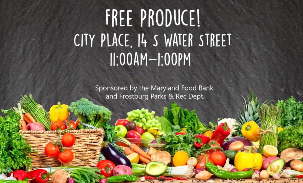 City Place Free Produce Giveaway Frostburg Maryland